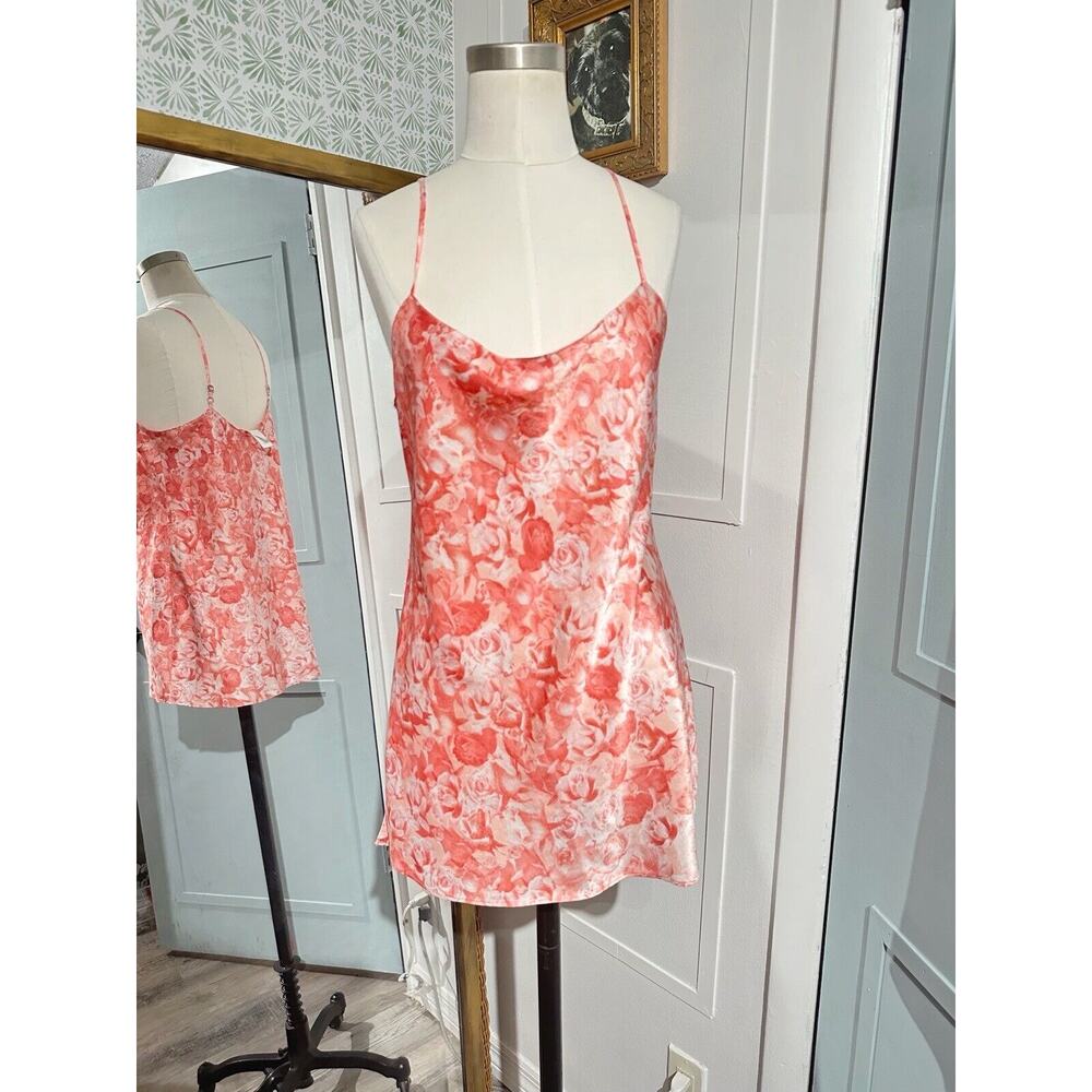 Natori Cami Floral Pajama Set Women's Pants Size Medium 2 Piece